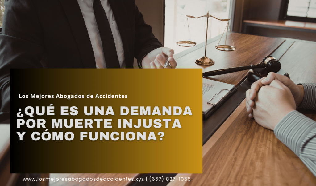 abogado de lesiones personales por muerte injusta