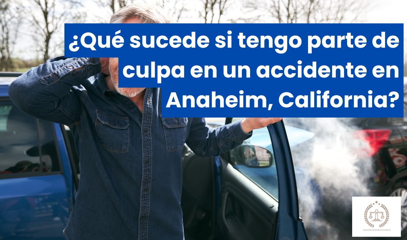 puedo demandar con parte de culpa Anaheim