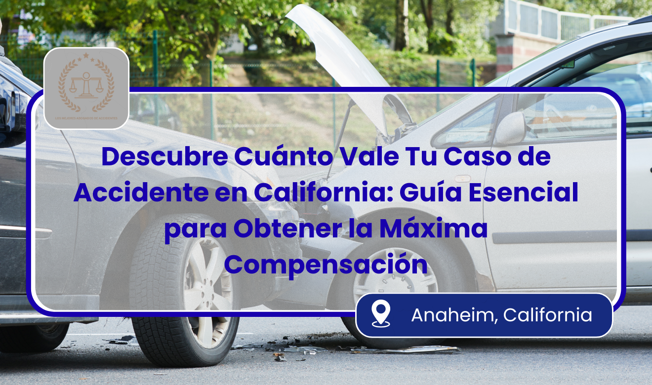 cuánto vale mi caso de accidente en California